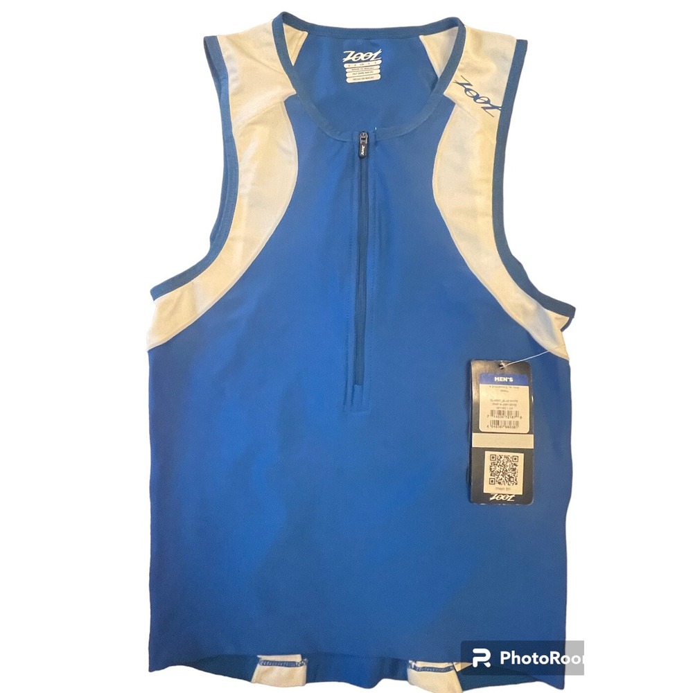 Zoot Mens Size Small ENDURANCE Tri Tank Top Triathlon Bike Run Race Shirt NWT